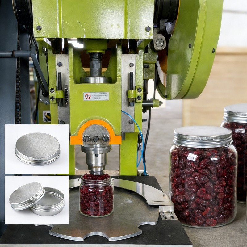 کرینبیری تھریڈڈ کیپ پروڈکشن لائن