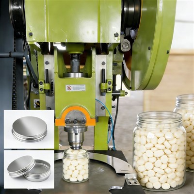 کیلشیم دودھ ٹیبلٹ تھریڈڈ کیپ پروڈکشن لائن