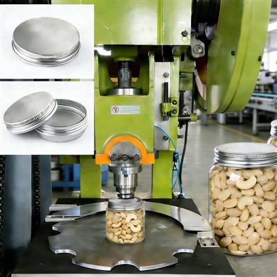 کاجو تھریڈڈ کیپ پروڈکشن لائن