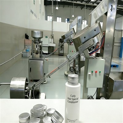 گھوبگھرالی بالوں کا خصوصی کنڈیشنر تھریڈڈ کیپ پروڈکشن لائن