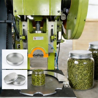 گرین ٹی تھریڈڈ کیپ پروڈکشن لائن