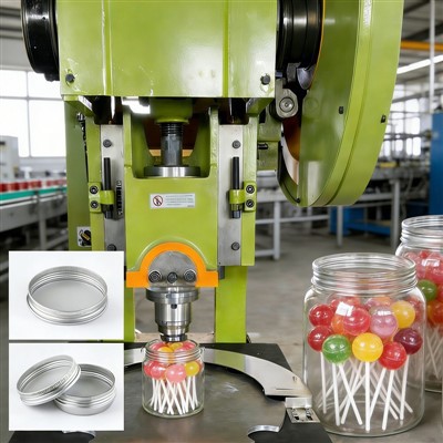 لالی پاپ تھریڈڈ کیپ پروڈکشن لائن