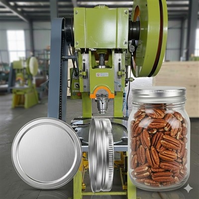 پیکن تھریڈڈ کیپ پروڈکشن لائن