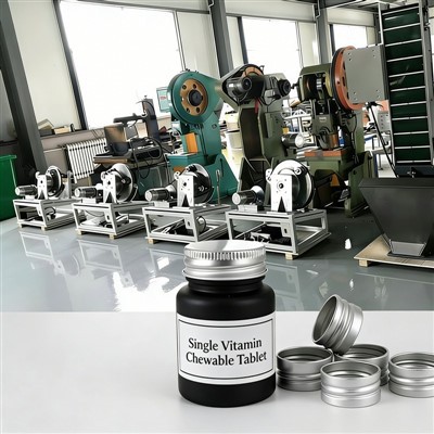 سنگل وٹامن چیوبل ٹیبلٹ تھریڈڈ کیپ پروڈکشن لائن