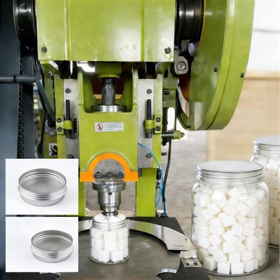 شوگر کیوب تھریڈڈ کیپ پروڈکشن لائن